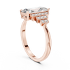 Art Deco Baguette Diamond Ring – Rose Gold
