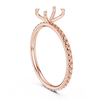 Oval-Cut Solitaire Diamond Ring – Rose Gold