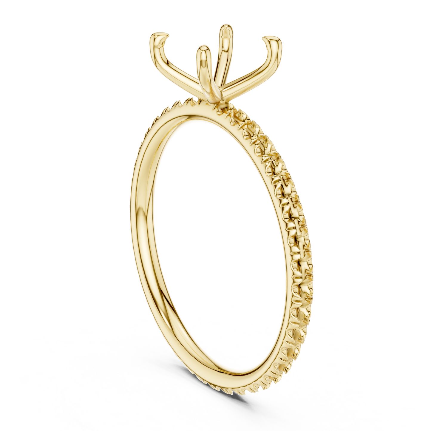 Princess-Cut Solitaire Diamond Ring – Rose Gold