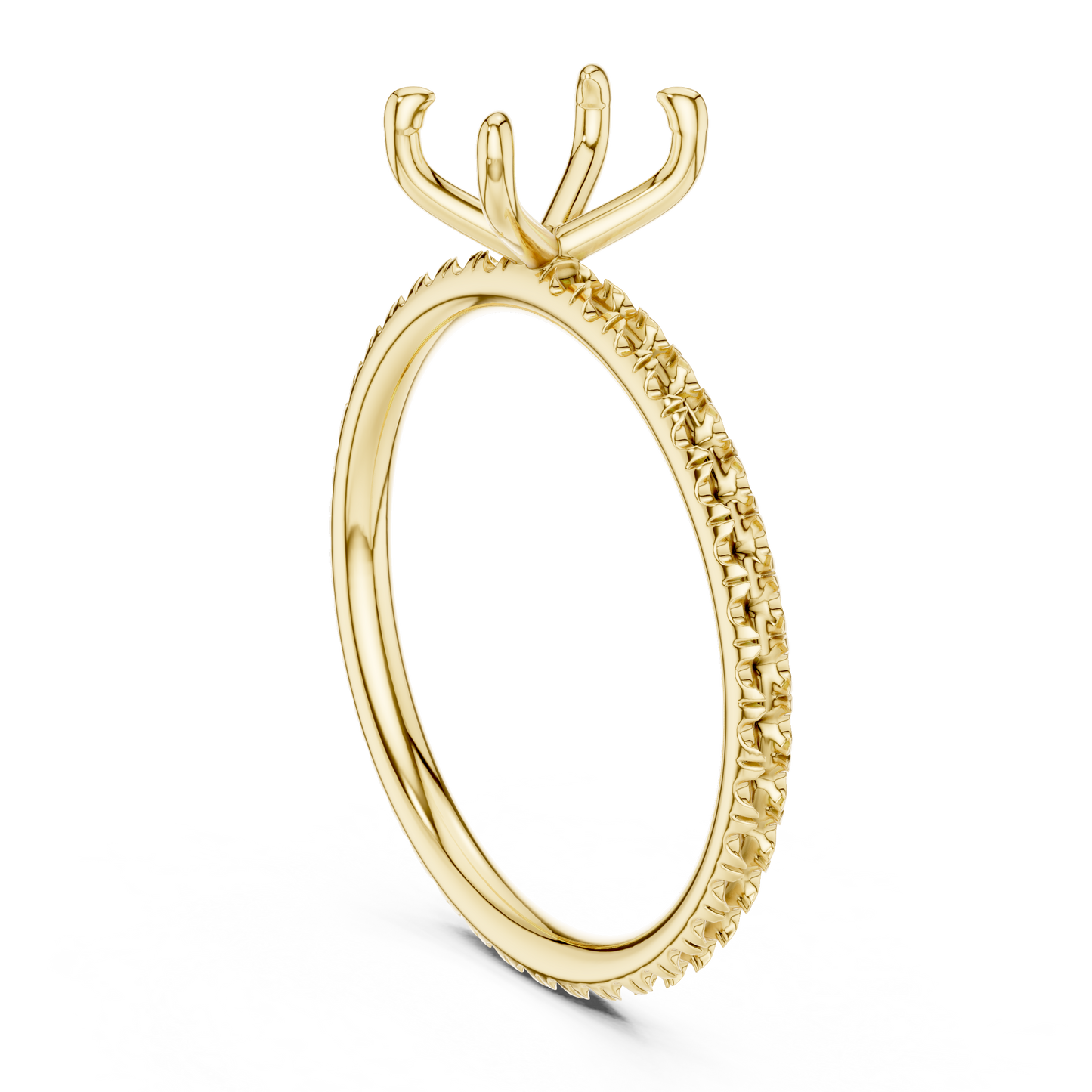Radiant-Cut Solitaire Diamond Ring – Rose Gold