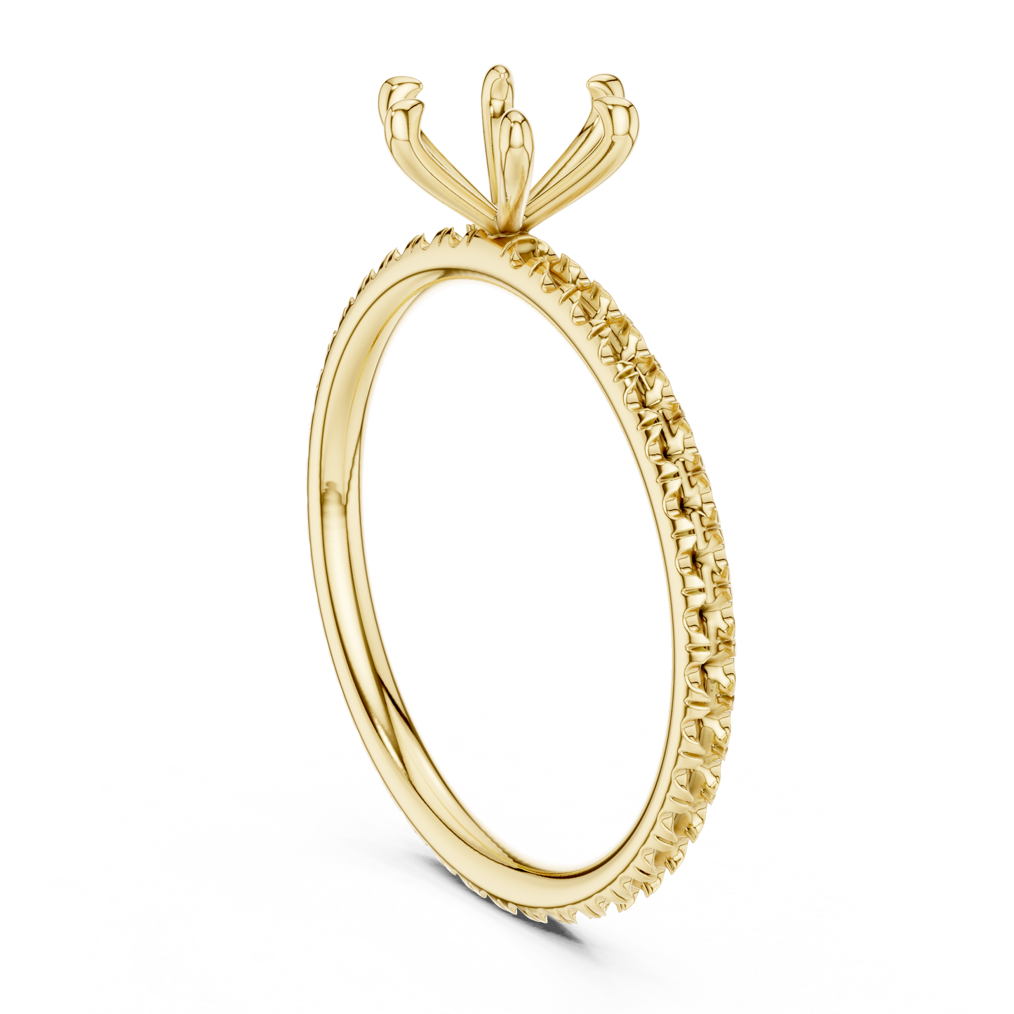 Round-Cut Solitaire Diamond Ring – Rose Gold