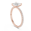 Triangle-Cut Diamond Ring – Rose Gold