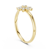 Starburst Floral Diamond Ring in Yellow Gold | Also in Rose Gold, Platinum & 925 Silver