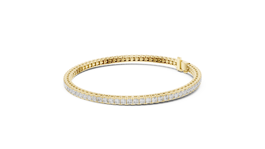 Princess-Cut Diamond Tennis Bracelet in Rose Gold | Also in Yellow Gold, Platinum & Silver