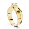 Men’s Solitaire Diamond Ring | Classic 6-Prong Setting Band