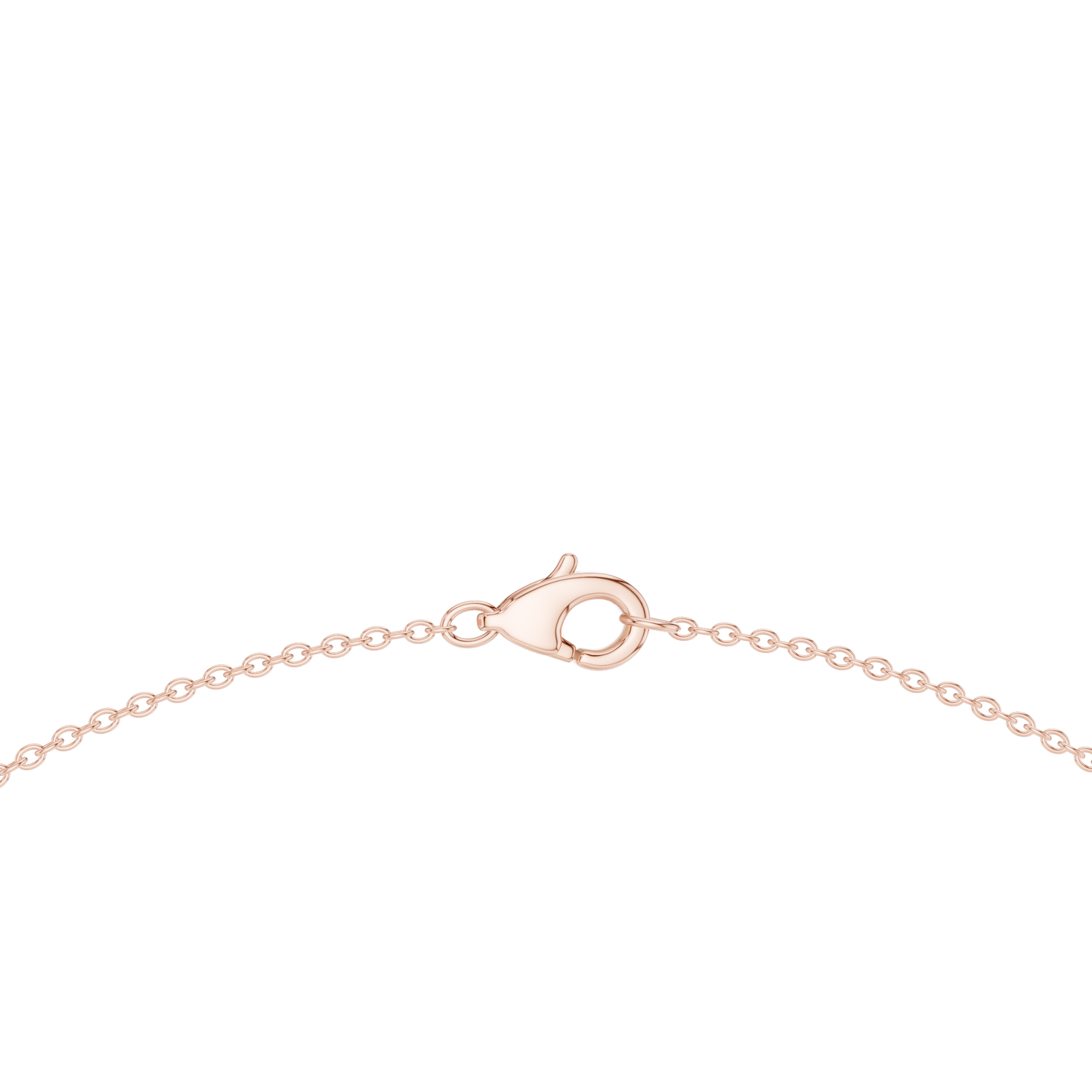 Graduated Mixed-Cut Diamond Necklace – Rose Gold