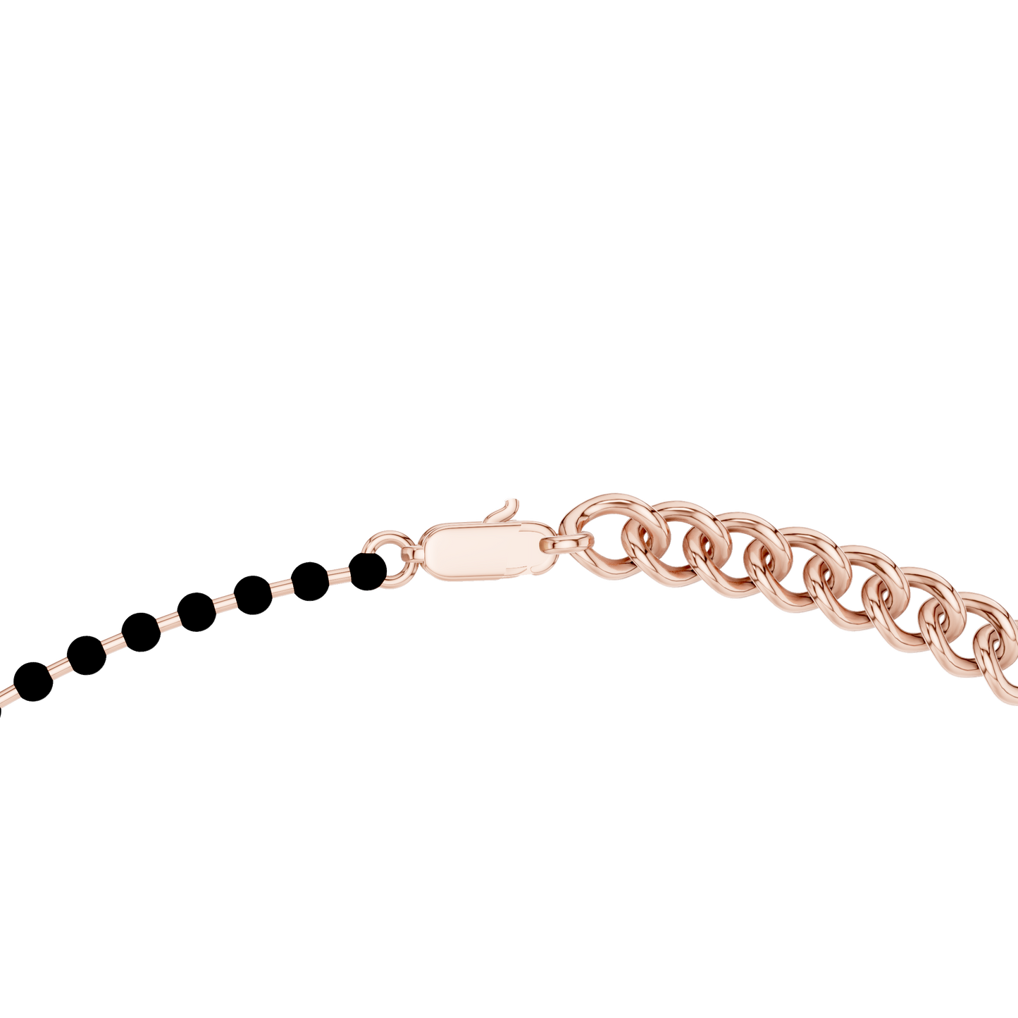 Dangling Diamond Bezel Necklace – Rose Gold