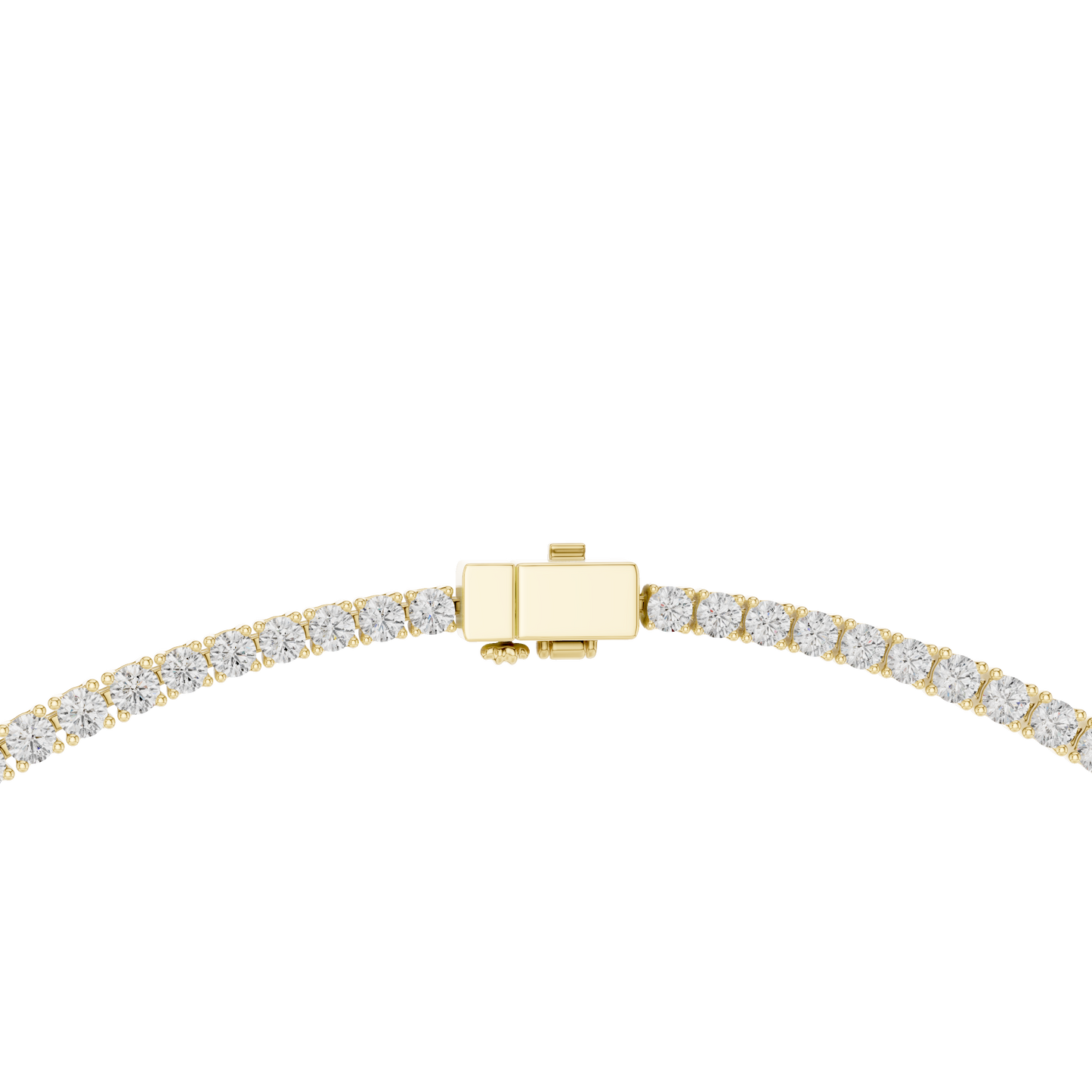 Classic Graduated Diamond Tennis Necklace – Rose Gold