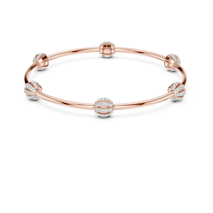 Designer Diamond Bangle Bracelet in Rose Gold | Also in Yellow Gold, Platinum & 925 Silver