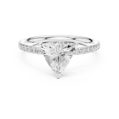 Triangle-Cut Diamond Ring – Rose Gold
