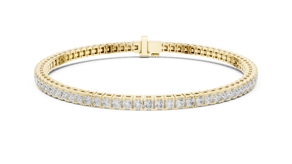 Princess-Cut Diamond Tennis Bracelet in Rose Gold | Also in Yellow Gold, Platinum & Silver