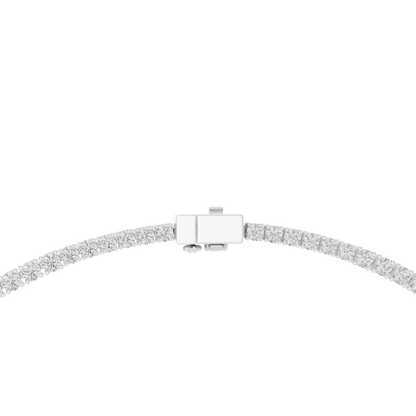 Classic Graduated Diamond Tennis Necklace – Rose Gold