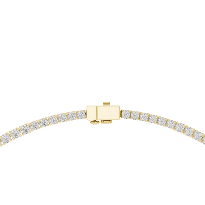 Classic Graduated Diamond Tennis Necklace – Rose Gold